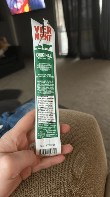 Vermont Smoke And Cure Cracked Pepper Realsticks