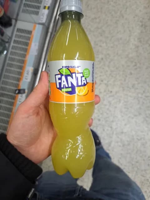 Fanta Zero Sugar Orange Flavor