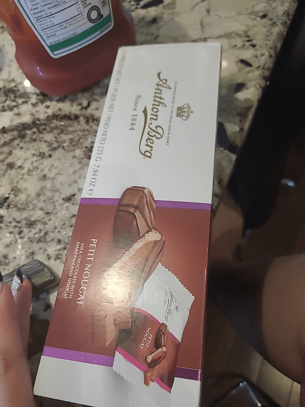 Anthon Berg. Petit Nougat Milk Chocolate With Marzipan And Nougat