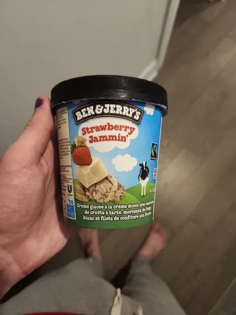 Ben & Jerry'S Strawberry Jammin' Ice Cream