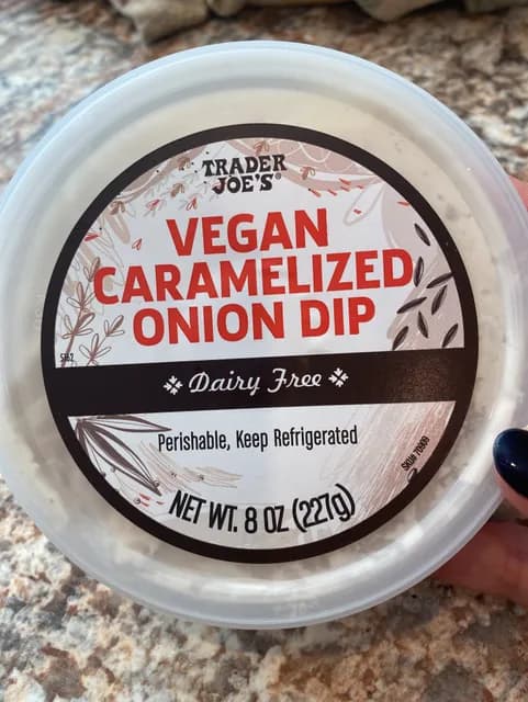 Trader Joe'S Vegan And Dairy Free Caramelized Onion Dip
