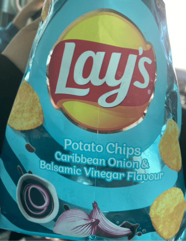 Lay'S Caribbean Onion & Balsamic Vinegar Flavor Potato Chips