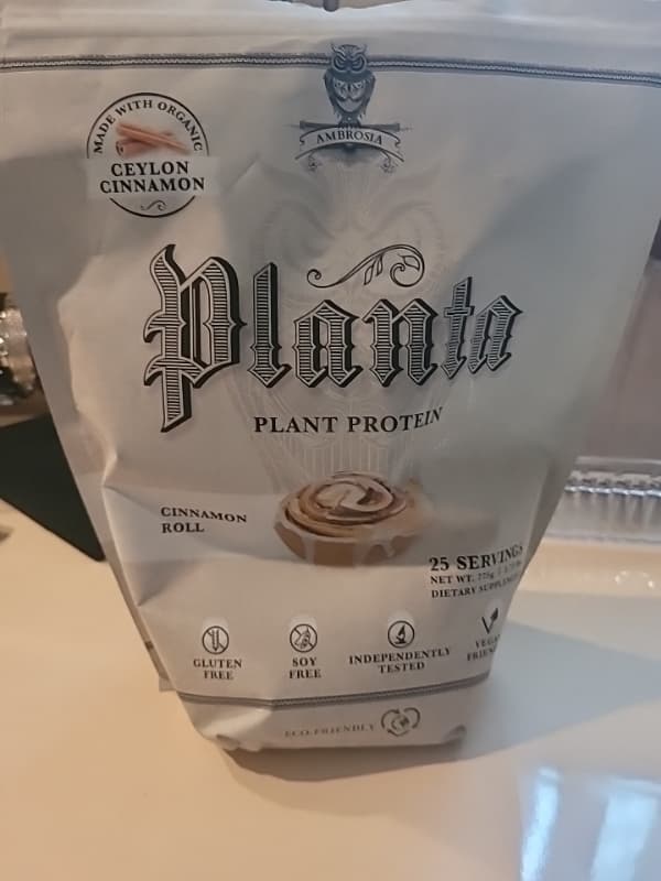 Ambrosia Planta Plant Protein Cinnamon Roll