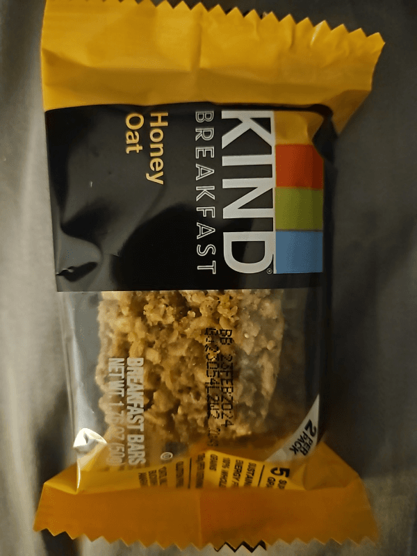 Kind Breakfast Bar Honey Oat