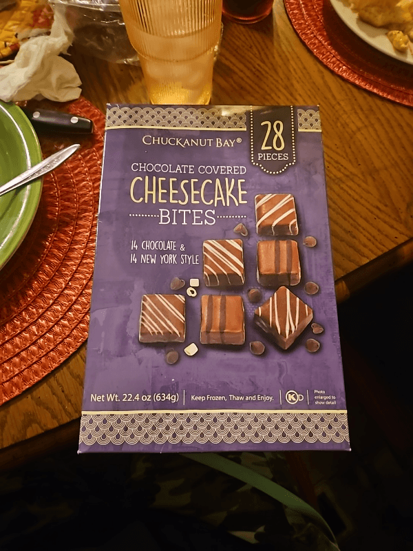 Chuckanut Bay Chocolate Covered Cheesecake Bites - Chocolate & New York Style