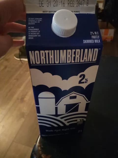 Northumberland Partly Skimmed Milk