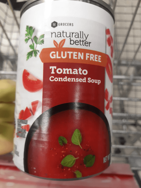 Se Grocers Naturally Better Gluten Free Tomato Condensed Soup