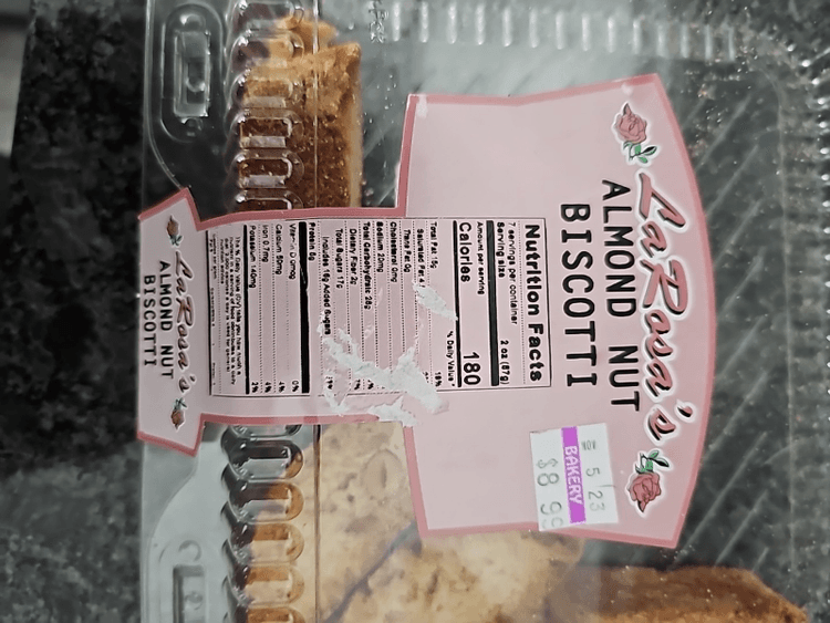 La Rosa'S Almond Nut Biscotti
