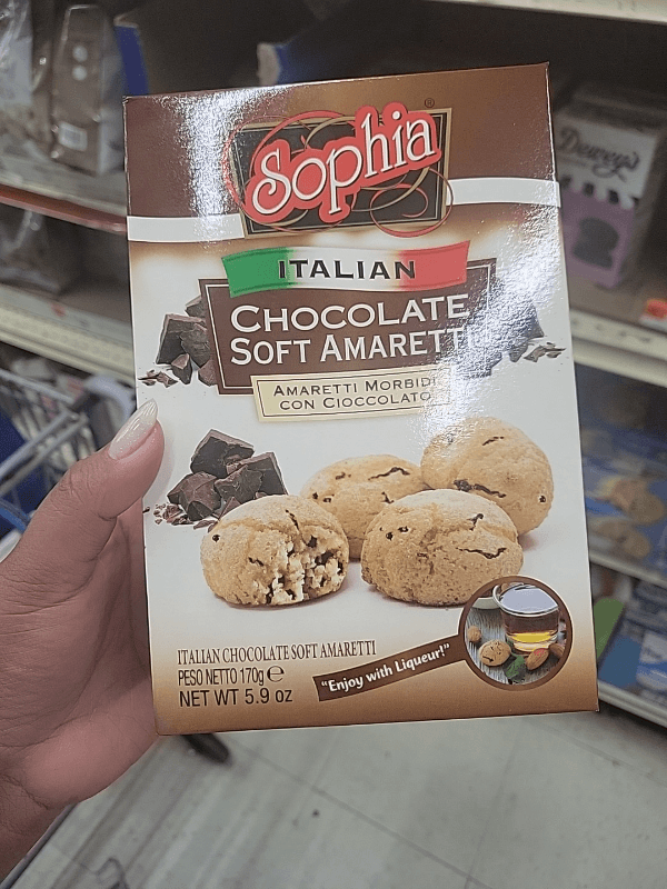 Sophia Italian Chocolate Soft Amaretti