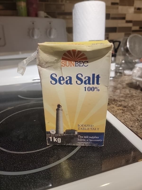 Sunbec Sea Salt 100% Iodized Table Salt