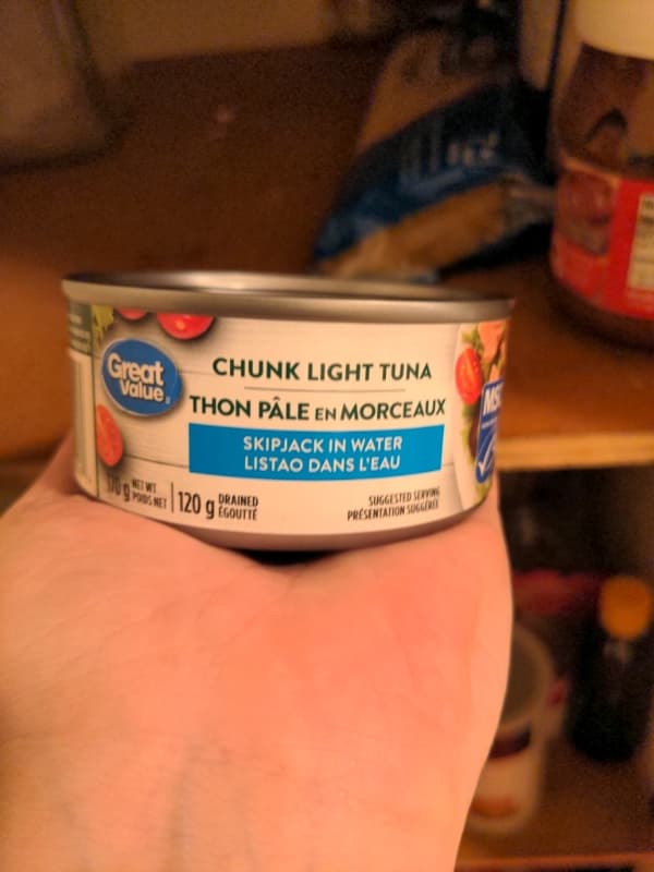 Great Value Chunk Light Tuna Skipjack In Water