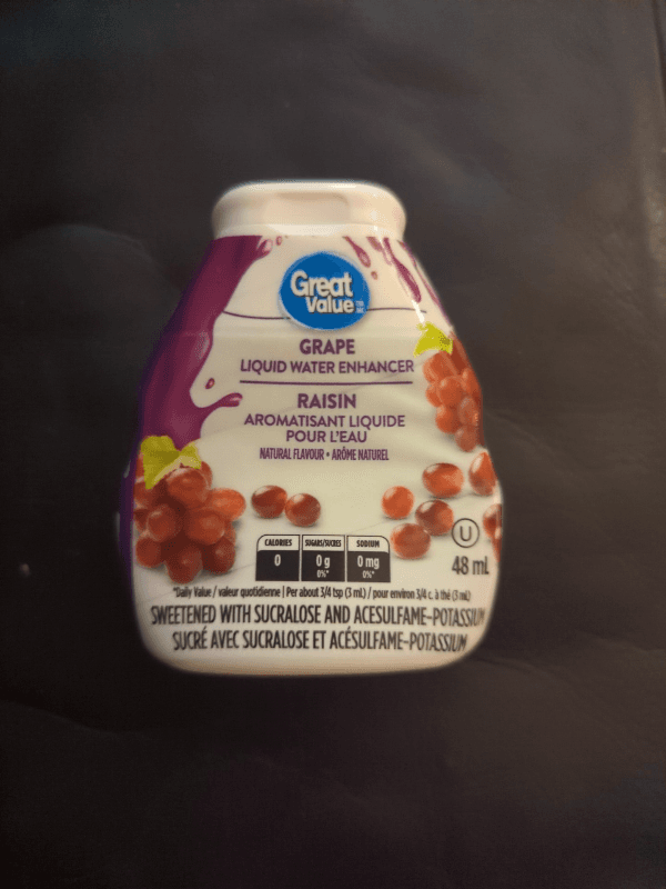 Great Value Grape Liquid Water Enhancer