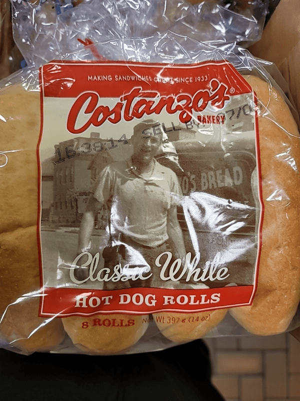 Costanzo'S Bakery Classic White Hotdog Rolls