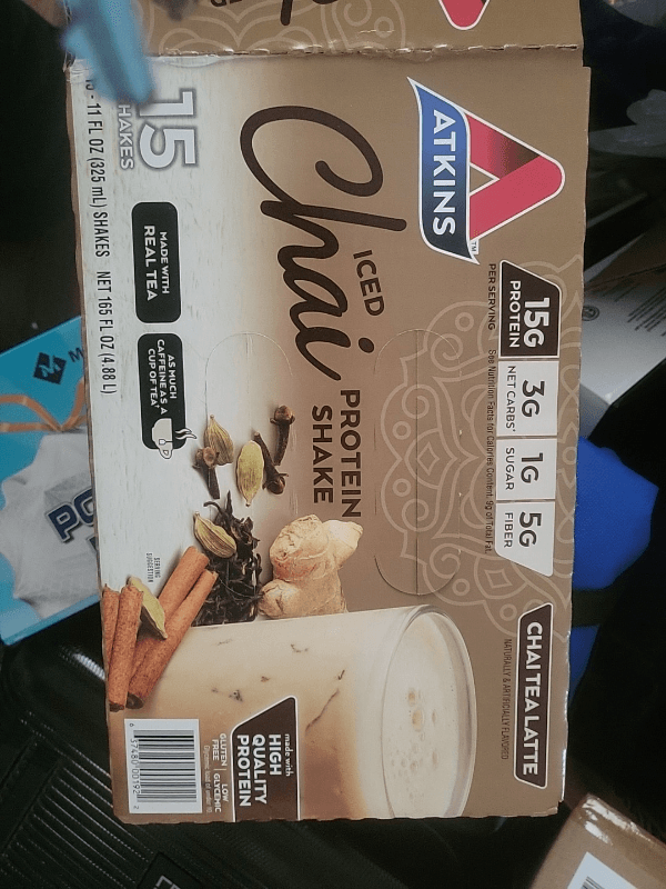 Atkins Iced Chai Protein Shake Chai Tea Latte