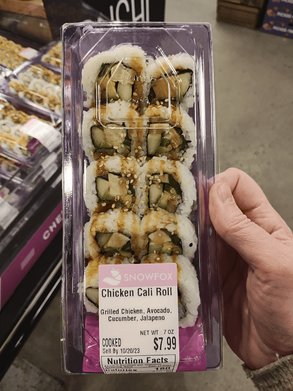 Snowfox Chicken Cali Roll