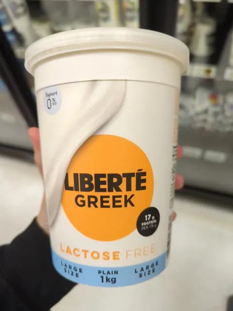Liberte Lactose-Free Greek Yogurt