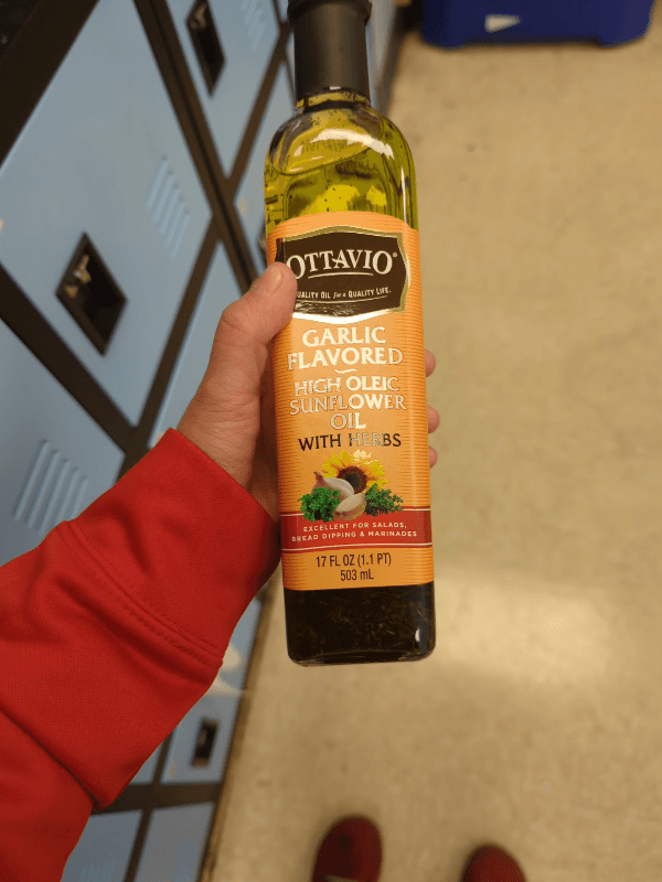 Ottavio Garlic Flavored High Oleic Sunflower Oil With Herbs