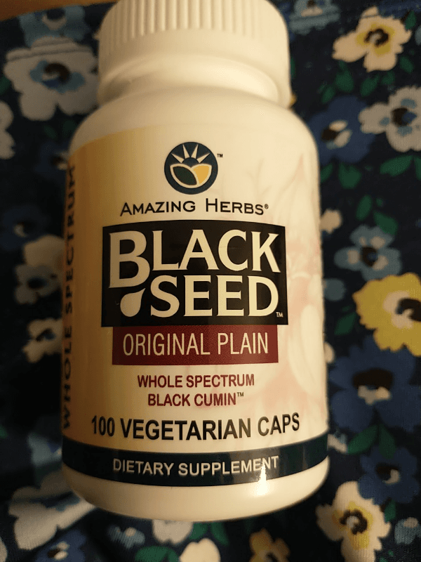 Amazing Herbs Black Seed Original Plain Whole Spectrum Black Cumin