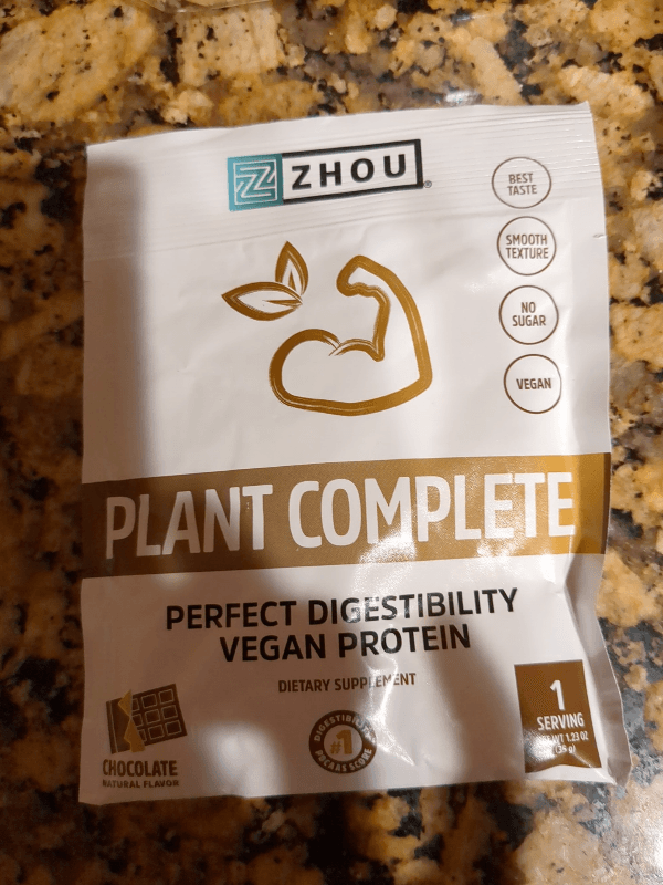 Zhou Plant Complete Vegan Protein Chocolate