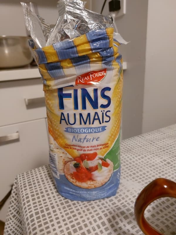 Real Foods Organic Corn Thins Original