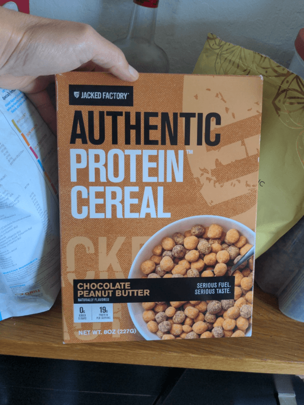 Jacked Factory Authentic Protein Cereal Chocolate Peanut Butter