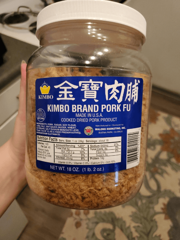Kimbo Brand Pork Fu Cooked Dried Pork