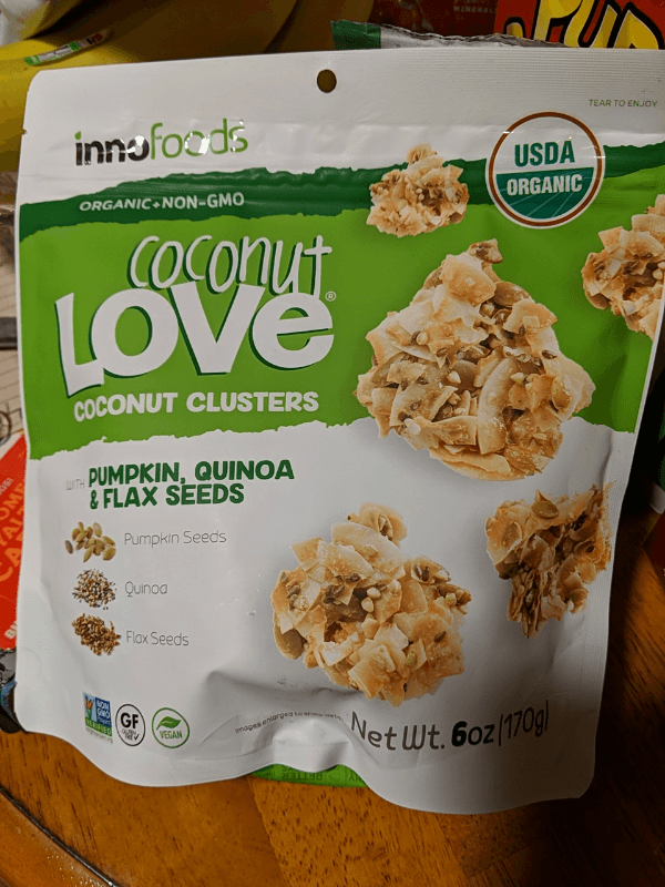 Innofoods Coconut Love Coconut Clusters With Pumpkin, Quinoa & Flax Seeds