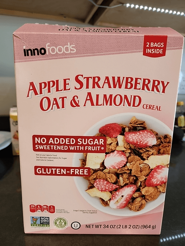 Inno Foods Apple Strawberry Oat & Almond Cereal