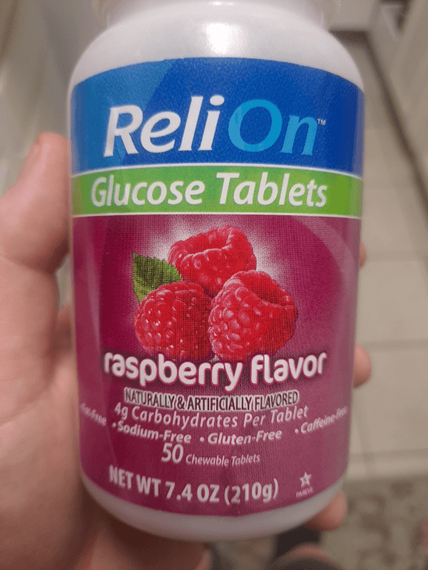Relion Glucose Tablets Raspberry Flavor Chewable