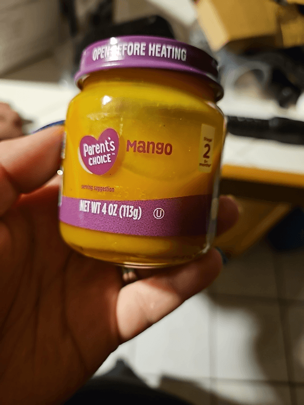 Parent'S Choice Mango Baby Food