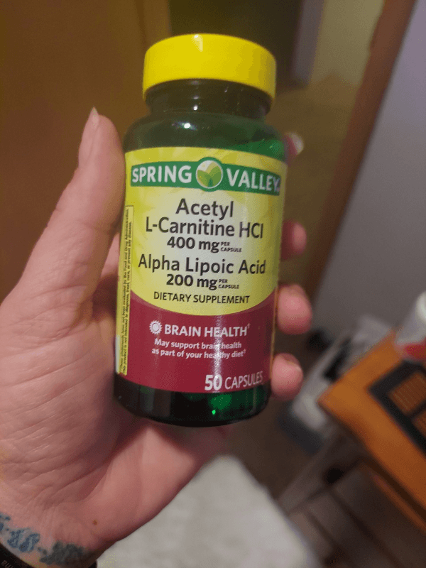 Spring Valley Acetyl L-Carnitine Hci And Alpha Lipoic Acid Dietary Supplement