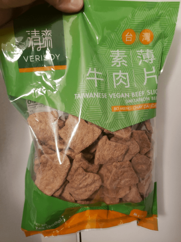 Verisoy Taiwanese Vegan Beef Slice (Imitation Beef