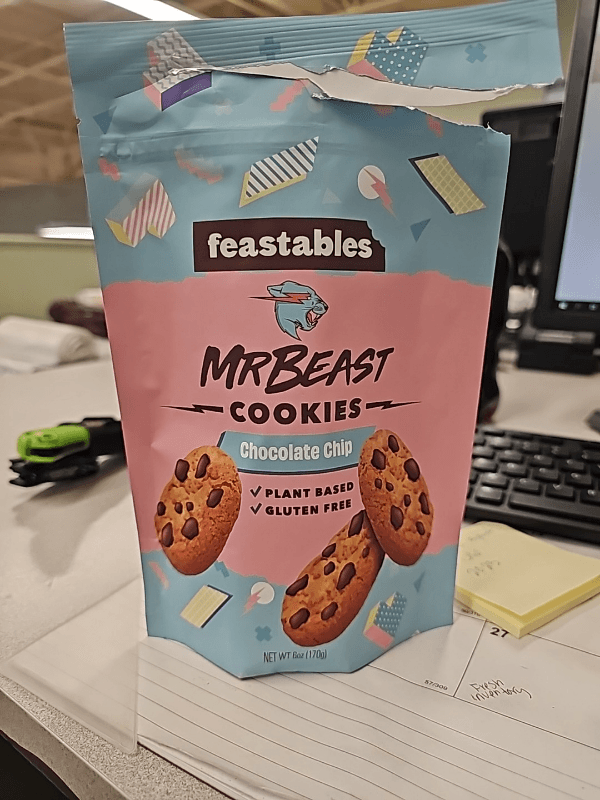 Feastables Mrbeast Cookies Chocolate Chip
