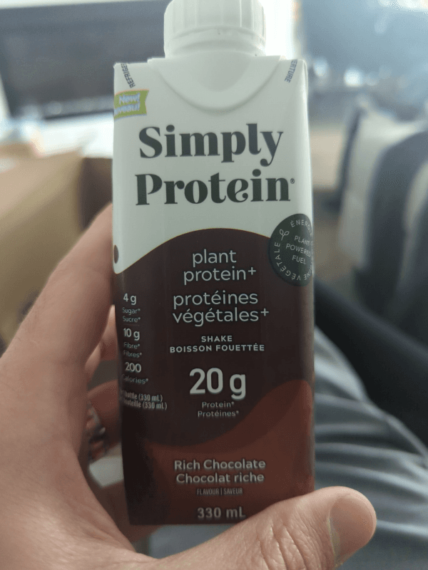 Simplyprotein Rich Chocolate Plant Protein+ Shake