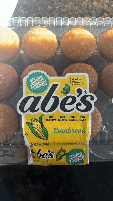 Abe'S Golden Cornbread Vegan Mini Muffins