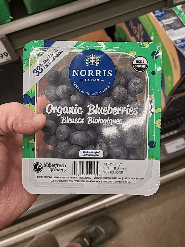 Norris Farms Organic Blueberries