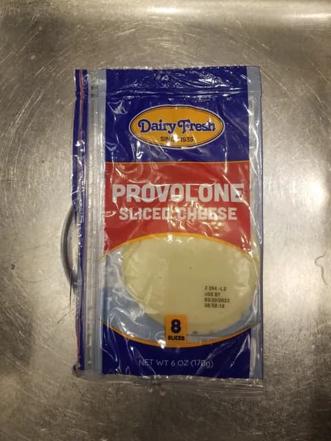 Dairy Fresh Provolone Sliced Cheese