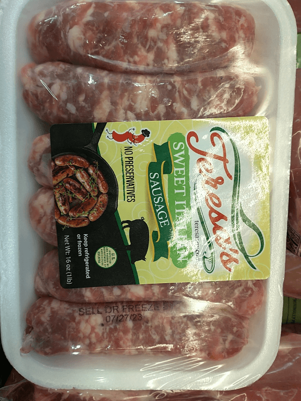 Teresa'S Sweet Italian Sausage