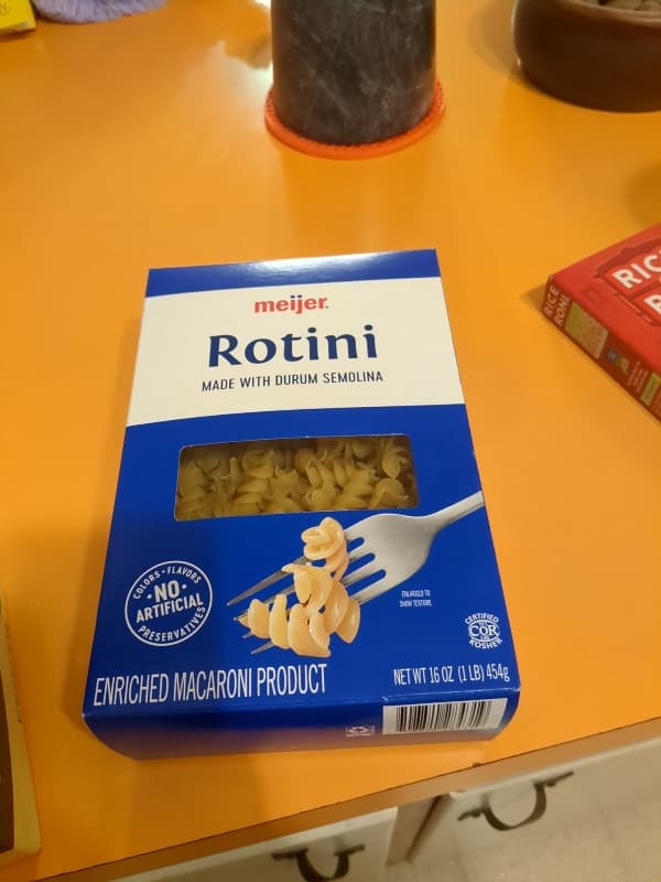 Meijer Rotini Made With Durum Semolina Enriched Macaroni Product