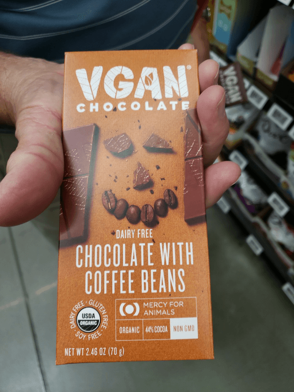 Vgan Chocolate Chocolate With Coffee Beans