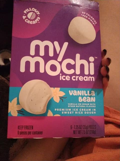 My Mochi Ice Cream Vanilla Bean Premium Ice Cream In Sweet Rice Dough