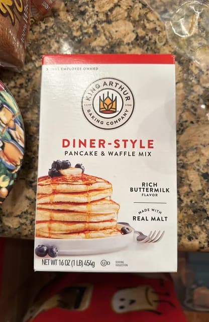 King Arthur Baking Company Diner-Style Pancake & Waffle Mix Rich Buttermilk Flavor