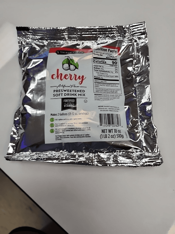 Thirst Ease Cherry Presweetened Soft Drink Mix