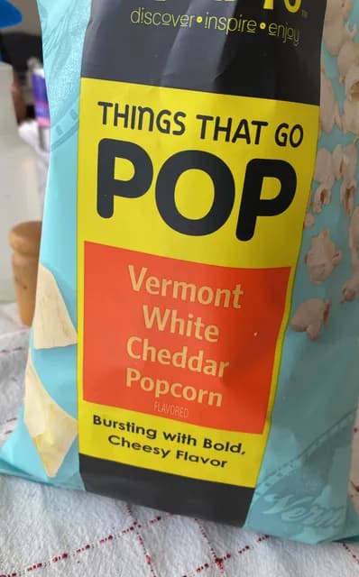 Ht Traders Things That Go Pop Vermont White Cheddar Popcorn