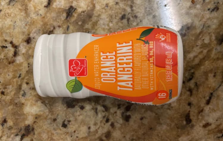 Harris Teeter Liquid Water Enhancer Orange Tangerine