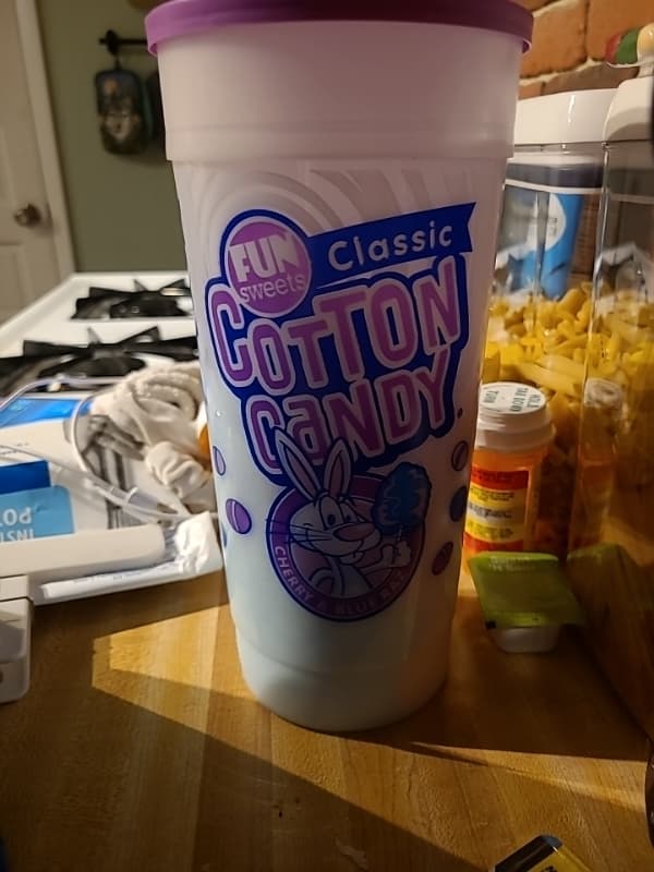 Fun Sweets Cherry & Blue Raz Classic Cotton Candy