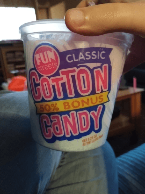 Fun Sweets Classic 50% Bonus Cotton Candy