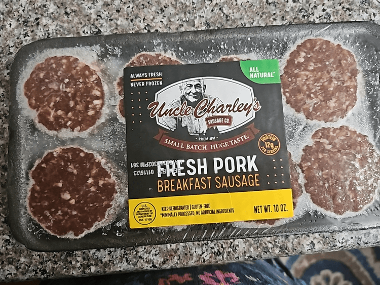 Uncle Charley'S Sausage Co. Fresh Pork Breakfast Sausage