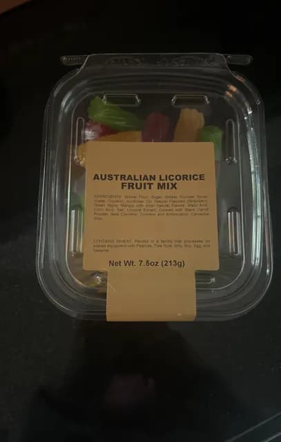 Tom And Glasser Australian Licorice Fruit Mix