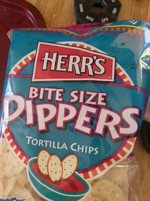 Herr'S Bite Size Dippers Tortilla Chips